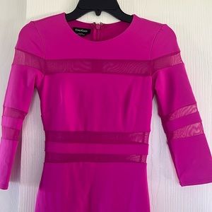 Bebe hot pink cocktail dress size XS. Wore once.